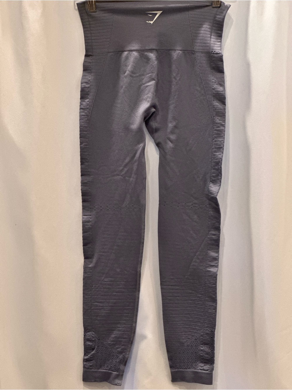 ✨ 3 FOR $50! Gymshark Seamless High Rise Leggings Slate Gray Small Like New - Picture 4 of 9